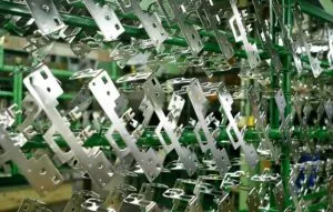 Metallplatten in industrieller Produktion